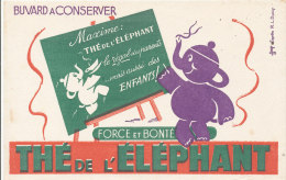 BU 1331 / BUVARD   THE DE L'ELEPHANT - Kaffee & Tee