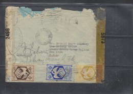 O)1944 FRANCE, FRENCH AFRICA ECUATORIAL GUINEA FRENCH CENSOR MARK AND US MARK - 1927-1959 Brieven & Documenten