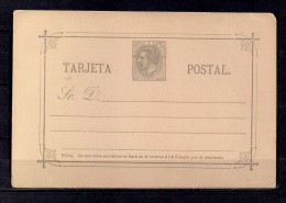 1882, ENTERO POSTAL ED. 11,  SIN CIRCULAR - 1850-1931