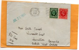 Great Britain 1936 Cover Mailed To Bermuda - Cartas & Documentos