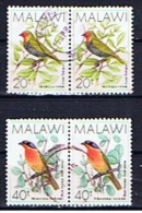 MW+ Malawi 1988 Mi 508 510 Vögel (2 Paare) - Mauritius (...-1967)