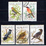 MW+ Malawi 1988 Mi 508 510-11 513 515 Vögel - Mauritius (...-1967)
