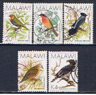 MW+ Malawi 1988 Mi 508 510-11 513 515 Vögel - Mauritius (...-1967)