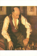 CHESS * SPORT * CORNEIUL BABA * CHESS PLAYER * PAINTING * FM R01 * Romania - Echecs