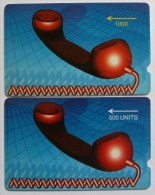 CANADA - Mint Pair - Red Handset - 1988 - 1CANA - 500 & 100 Units - Kanada