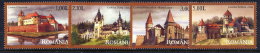 ROMANIA 2008 Castles Set Of 4  MNH / **.  Michel 6313-16 - Unused Stamps