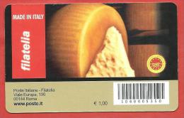 TESSERA FILATELICA ITALIA - 2011 - Made In Italy - Formaggi - Parmigiano Reggiano - Philatelic Cards