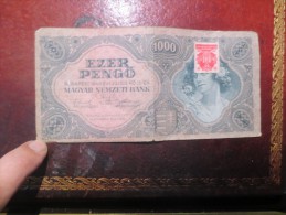 BUDAPEST - MAGYAR NEMZETI BANK -1000 EZER PENGO -1945 - AVEC TIMBRE - VOIR PHOTOS - Hungría