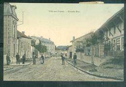 VILLE SUR TOURBE GRANDE RUE ( Colorisé Semble Inédit Ainsi Sur Delcampe )  état Sup  Far93 - Ville-sur-Tourbe