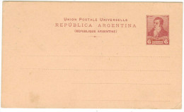 ARGENTINA - ARGENTINE - 6 Centavos - Carte Postale - Postal Card - Intero Postale - Entier Postal - Postal Stationery... - Postal Stationery