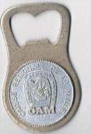 Décapsuleur  Crédit  Agricole  Mutuel    Caisse Régionale De La   Meuse  69  Mm X 42 Mm - Bottle Openers