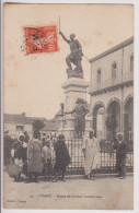 TIARET : STATUE DU GENERAL LAMORICIERE - ECRITE EN 1912 - 2 SCANS - - Tiaret