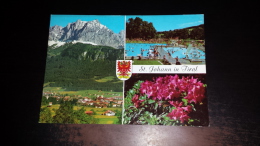 C-28771 ST. JOHANN IN TIROLA MIT WILDEM KAISER PANORAMA ALPENROSEN - St. Johann In Tirol