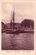 RIBNITZ In Mecklenburg Am Hafen Fischer Boot 1938 Ungelaufen Verlag G Demmler - Ribnitz-Damgarten