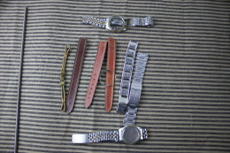 LOT DE BRACELETS & BOITIERS (état)Matériel Précision HORLOGERIE Pour Réparer Montres & Autres Etc Faire Défiler Scanns - Zubehör