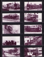 Série Complète De 20 Petites Photos (trade Cards) « Preserved Railway Locomotives », Hobbypress, 1983 - Chemin De Fer