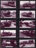 2e Série 20 Petites Photos (trade Cards) « Preserved Steam Railways » (locomotives à Vapeur), Hobbypress, Années 1980 - Chemin De Fer