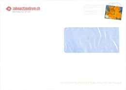 Schweiz Härkingen MWST 2015 Die Post Mi. 2193 Blume Cucurbita Pepo Kürbis Zahnarztzentrum Bern - Cartas & Documentos