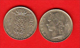 Monnaie  De Circulation (réf 122) 1 Franc Cupro-nickel, Type Cérès, Baudouin I + 1980 Fr + - 1 Franc