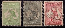 Australia. 1912. Y&T 1-3. - Used Stamps