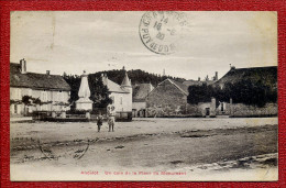 CPA : 52 - Andelot : Coin De La Place Du Monument - Femme & Enfants - Monument - Maisons - Peu Commune - Andelot Blancheville