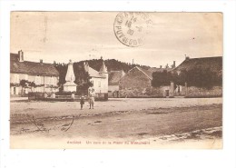 CPA : 52 - Andelot : Coin De La Place Du Monument - Femme & Enfants - Monument - Maisons - Peu Commune - Andelot Blancheville