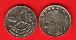 Monnaie  De Circulation (réf 131) 1 Franc Acier,type Elstrom + 1990Fr + - 1 Franc