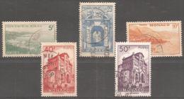 MONACO -      1949 Scenes Set Of Five. Scott 228-232.  Nice Genuinely Usedd Set - Oblitérés