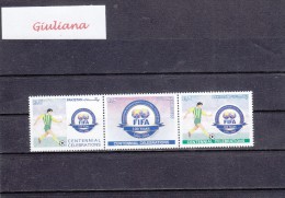 Pakistan 2004 - Yt 1152/54**  Trittico   100^ Ann. FIFA - Unused Stamps