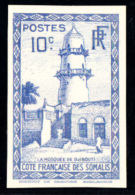 COTE FRANCAISE DES SOMALIS - N° 152. - Essai En Bleu - La Mosquée De Djibouti. - Andere & Zonder Classificatie