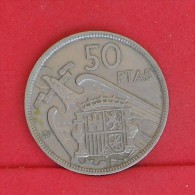 SPAIN  50  PESETAS  1957  19-60 KM# 788  -    (Nº10881) - 50 Peseta