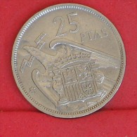 SPAIN  25  PESETAS  1957  19-70 KM# 787  -    (Nº10895) - 25 Pesetas