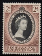 Bechuanaland Protectorate - 1953 Coronation (*) # SG 142 , Mi 128 - 1885-1964 Bechuanaland Protectorate