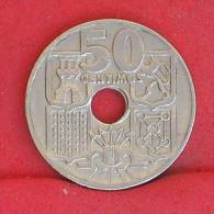 SPAIN  50  CENTIMOS  1949  19-54 KM# 777  -    (Nº10927) - 50 Centimos