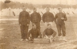 CPA 1263 - MILITARIA - Carte Photo Militaire - Soldats Au Camp De CHALONS - Photo L.GALIEN à MOURMELON - Personen