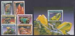 COB 2115/20+BL208 Minerals 2002 MNH - Ongebruikt