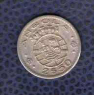 Angola République Portugaise 1967 Pièce De Monnaie Coin 2$50 Escudos Blason - Angola