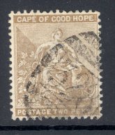 CAPE Of GOOD HOPE, Barred Numeral Postmark Nr 328 (wmk Crown CA) - Cape Of Good Hope (1853-1904)