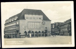 Cpa Allemagne Schwenningen A. Neckar , Marktplatz Mit Rathaus     JA15 36 - Schwetzingen