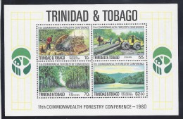 TRINIDAD & TOBAGO 11th COMMONWEALTH FORESTRY CONFERENCE MNH 1980 - Trinidad & Tobago (1962-...)