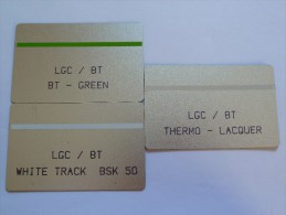 UK - Great Britain - Mint - L&G - Set Of 3 - Thermal Band Tests - LCG/BT - 801M - RRR - BT Interne