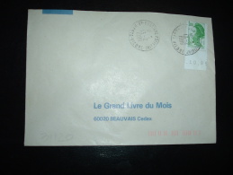 LETTRE TP LIBERTE DE GANDON 1,80 BORD DATE .10.85 OBL.13-2-1986 BUSSIERE-POITEVINE (87 HAUTE-VIENNE) - 1982-1990 Liberté De Gandon