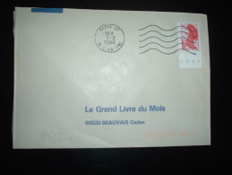 LETTRE TP LIBERTE DE GANDON 2,20 BORD NUMEROTE 994- OBL.MEC.3-2-1986 PARIS 07 (75) - 1982-1990 Liberté (Gandon)