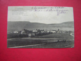 CPA  SUISSE  LIGNIERES    VOYAGEE 1912  TIMBRE - Lignières