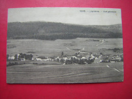 CPA  SUISSE  LIGNIERES  VUE GENERALE     VOYAGEE 1912  TIMBRE - Lignières