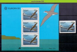 Mwe1912b FAUNA VOGELS SCHIP SCHEPEN SHIP EUROPA CEPT BIRDS VÖGEL AVES OISEAUX PORTUGAL MADEIRA1998 PF/MNH - Albatros