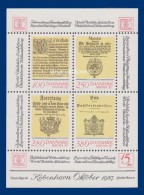 1985 DENMARK HAFNIA 87 M.S. No.1 FACIT BL 4 U.M. - Blocks & Sheetlets