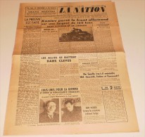 La Nation(du Centre-organe Du FN) Du 12 Février 1945. - Ex-libris