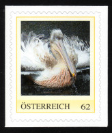 ÖSTERREICH 2011 ** Krauskopfpelikan, Pelecanus Crispus - PM Personalized Stamp MNH - Pelícanos