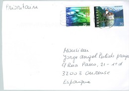 SWISS  SUIZA HELVETIA  USED COVER 2011  CYCLING - Lettres & Documents
